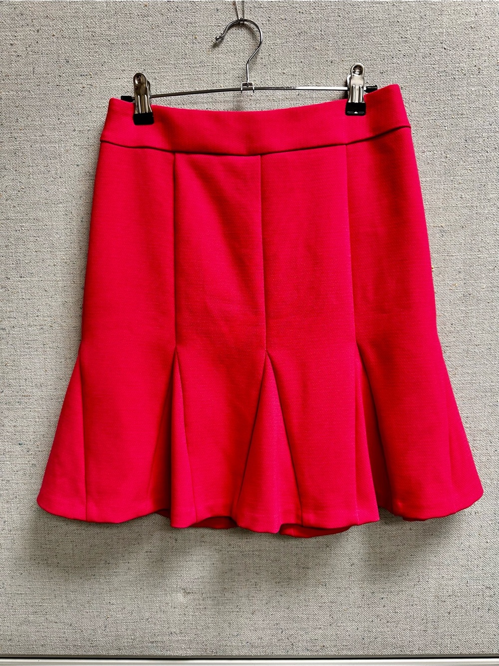 Banana Republic Hot Pink Pleated Skirt